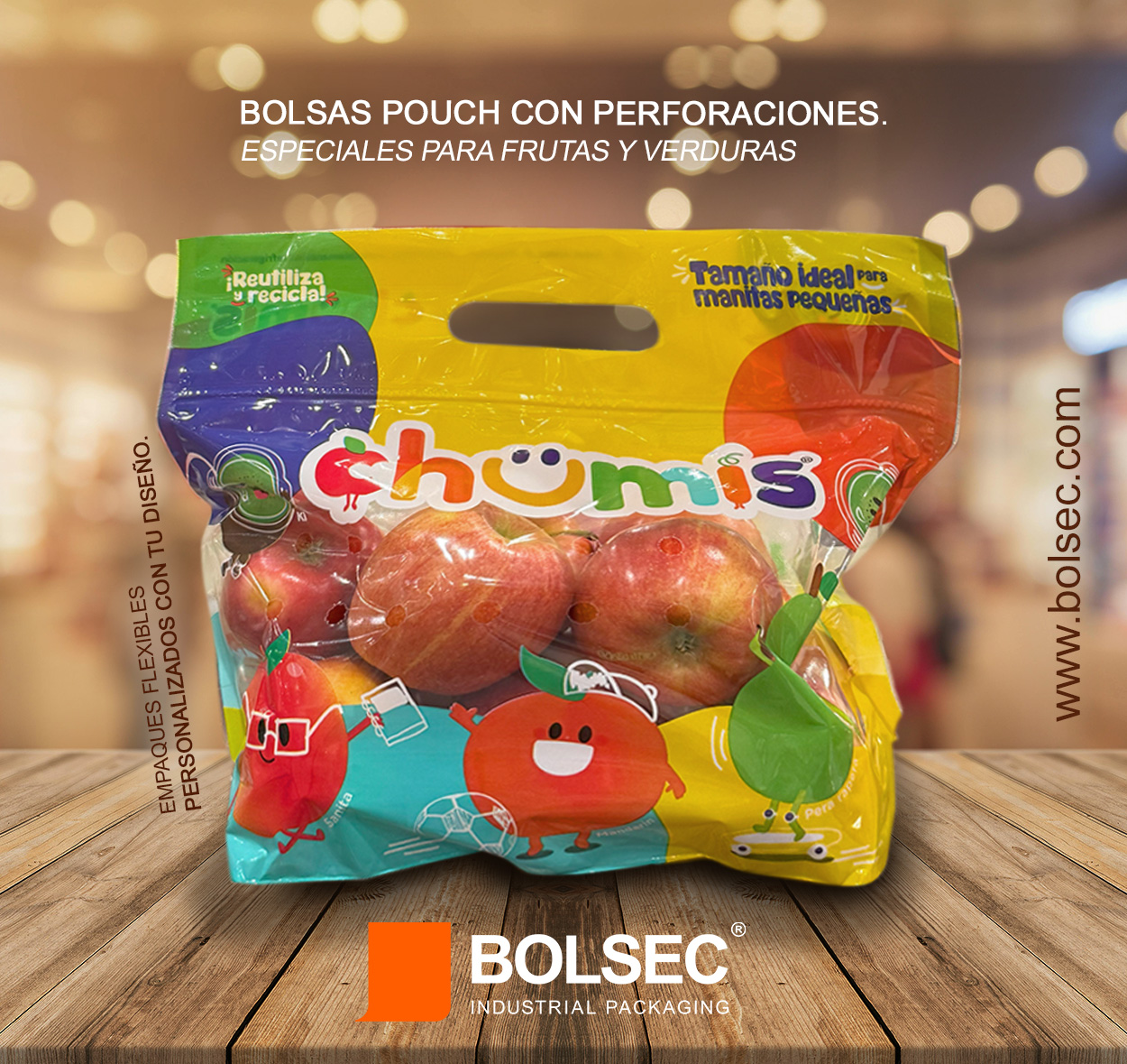 Bolsas pouch personalizadas cdmx